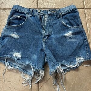 Wrangler hand distressed shorts Sz 30